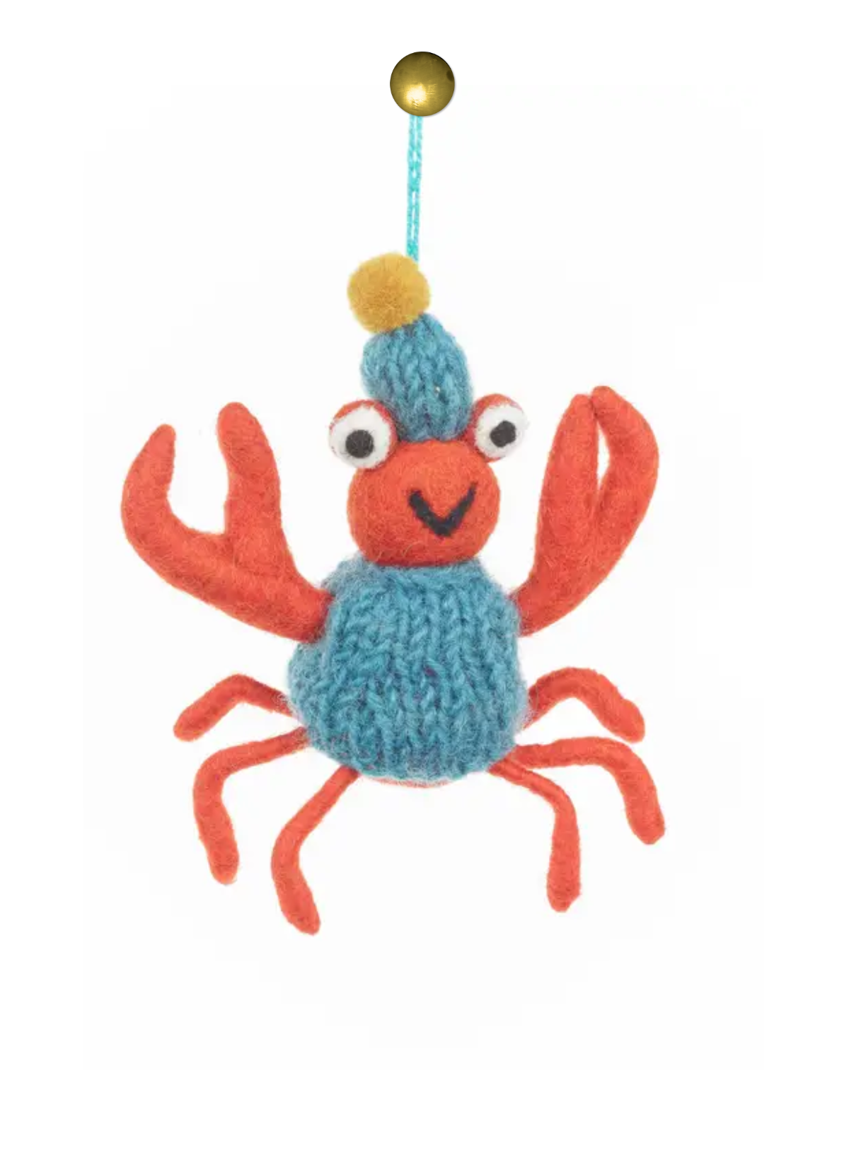 Felt So Good Sammy Snowcrab Christmas Decoration
