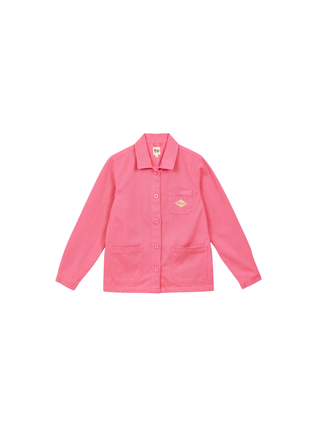 a.p Rustic Cotton Jacket in Rose