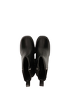 Steffi Leather Boots in Black Pony/Off White from Maruti