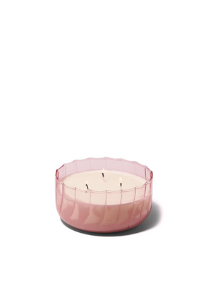 Ripple Glass Candle 12oz in Desert Peach from Paddywax