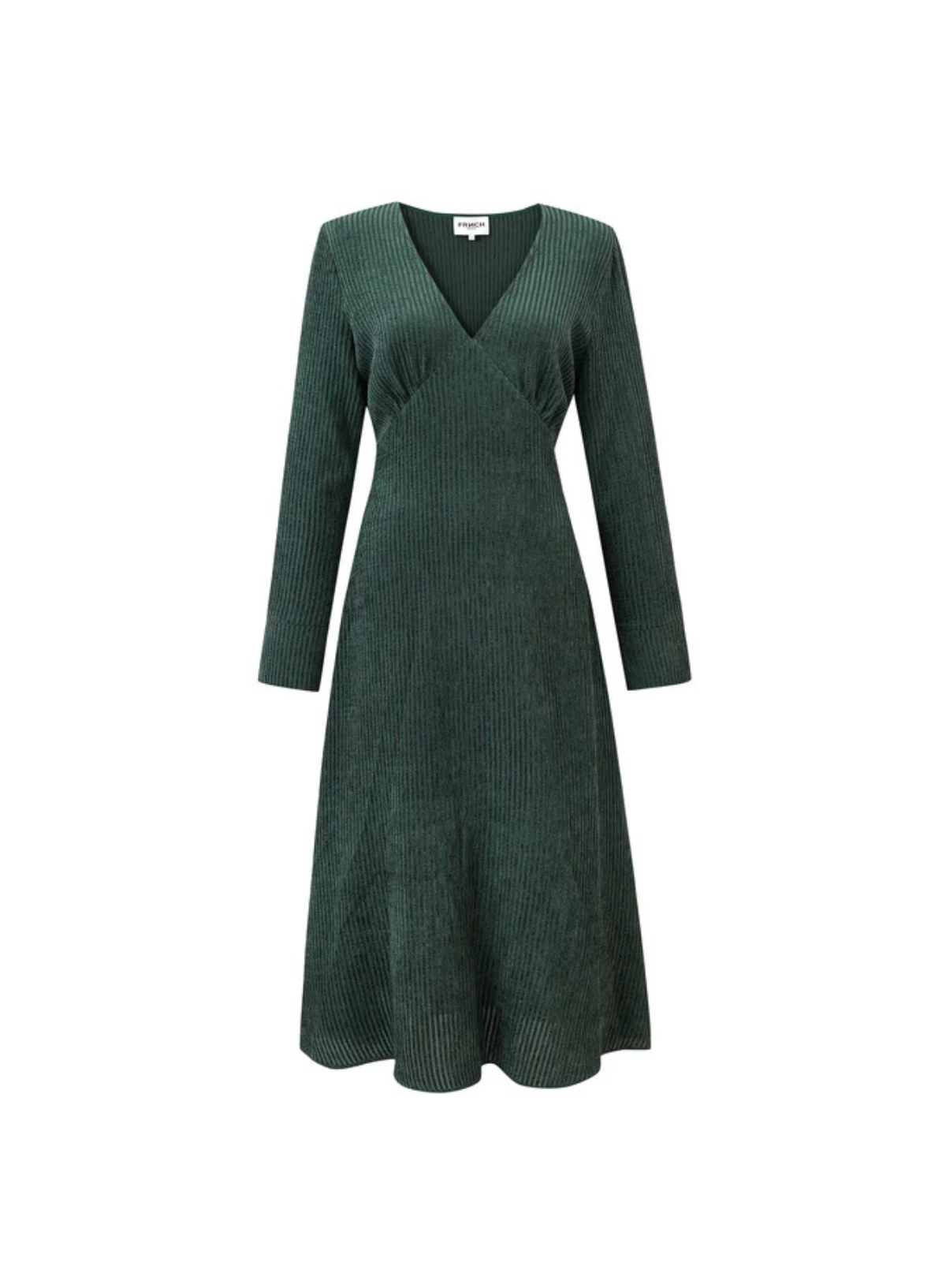 Lisna Midi Dress in Forest Green from FRNCH