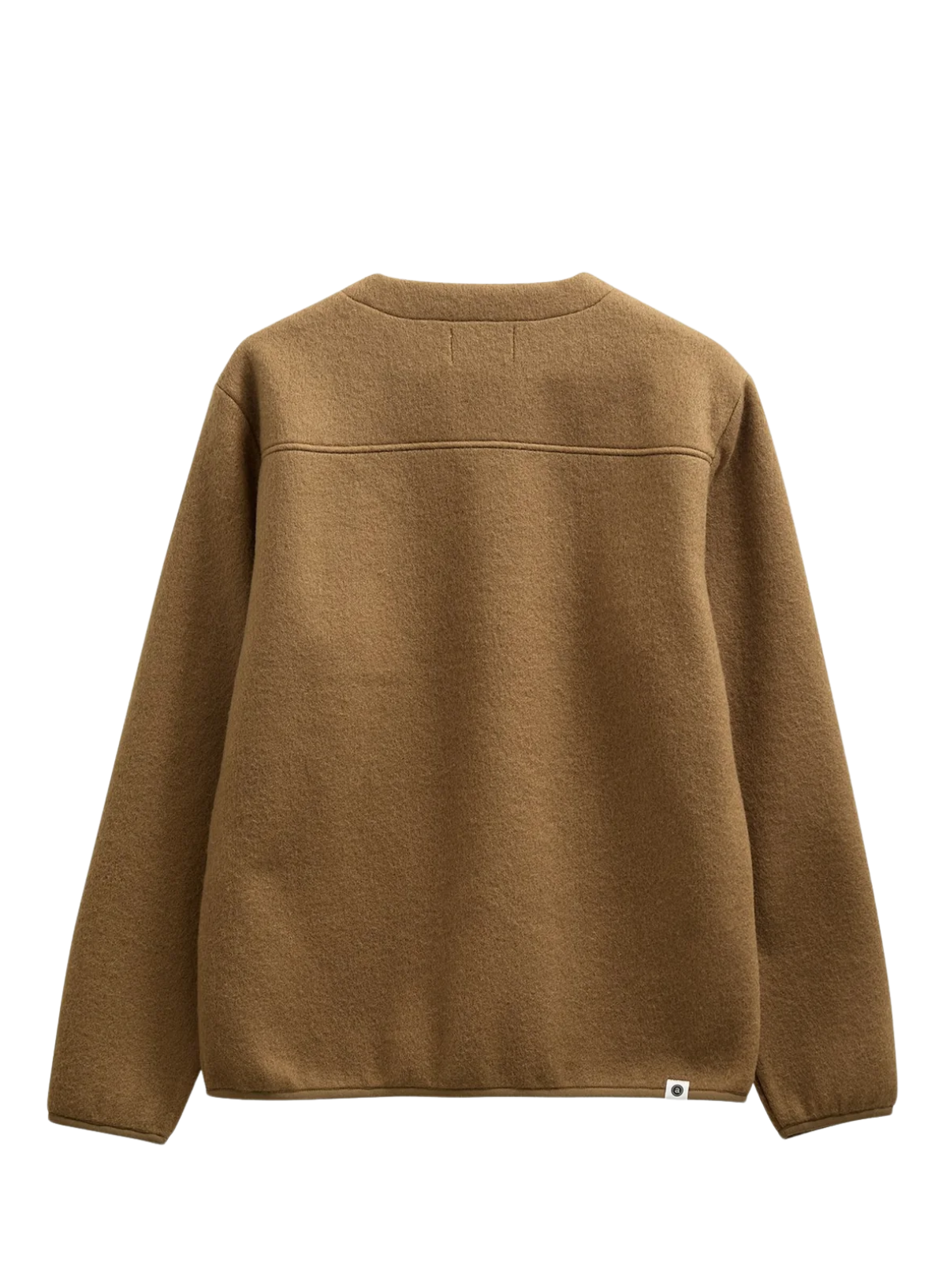 Anerkjendt Aksigurd Boiled Wool Overshirt in Ermine