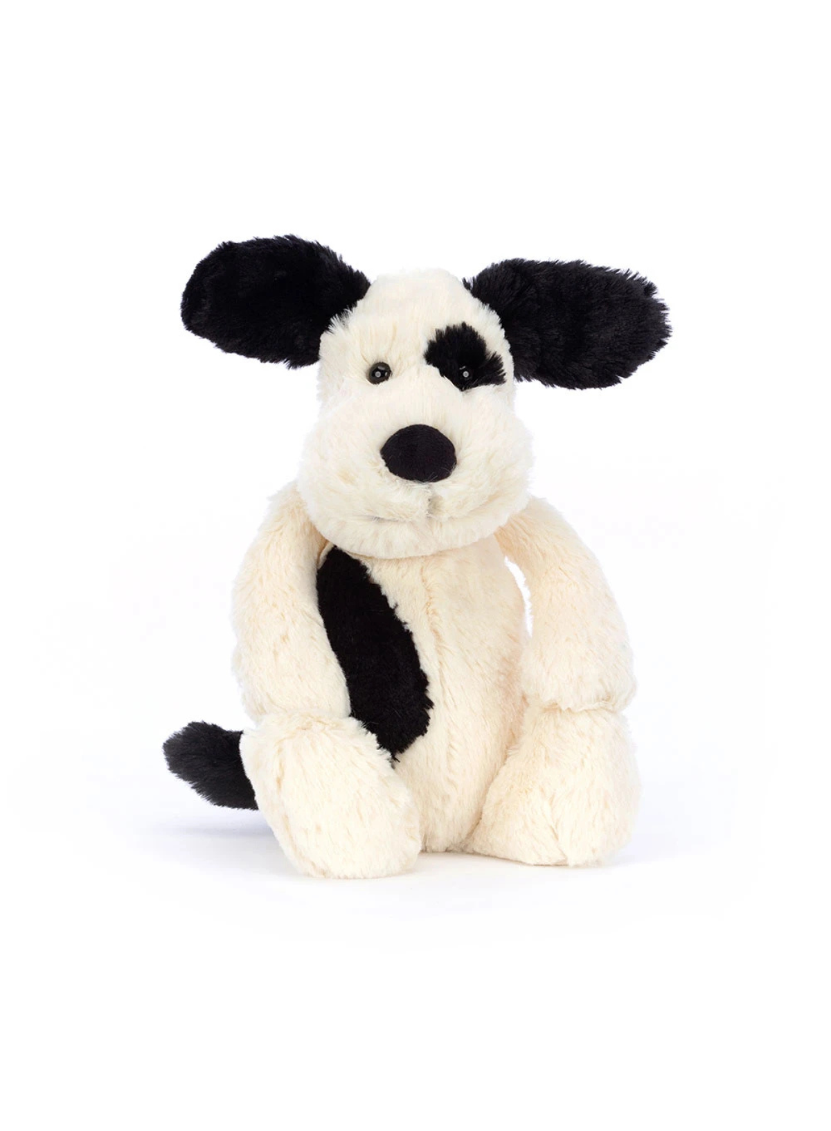 Jellycat Bashful Rufferty Black & Cream Puppy Original