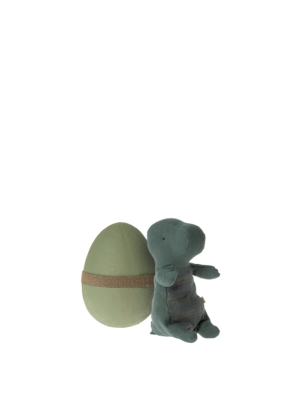 Maileg Gantosaurus in Egg - Small in Dark Petrol