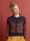 Vera Jacquard Knit in Navy Slide from Palava