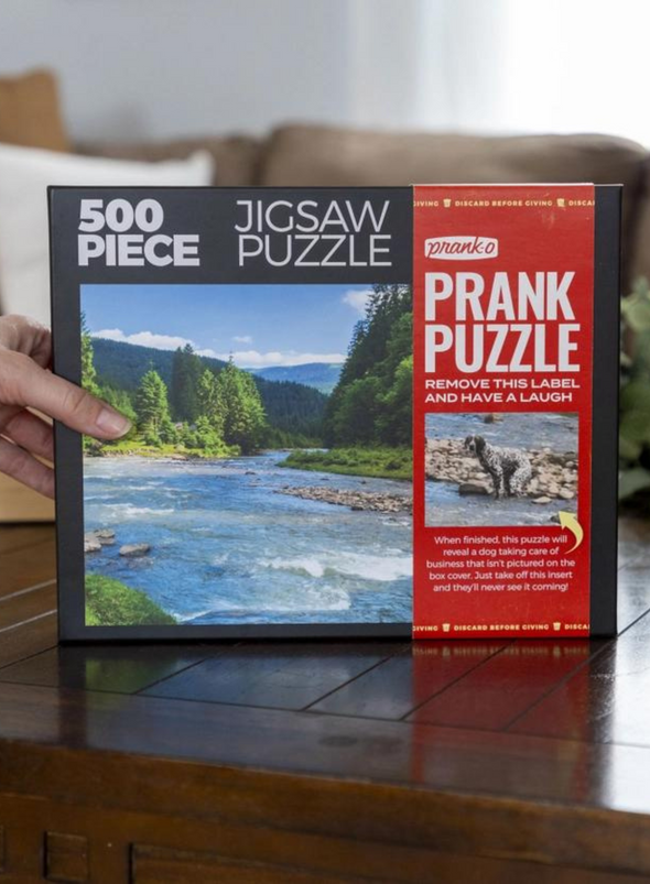 When Nature Calls 500 Piece Puzzle: Flowing Freedom from Prank-O