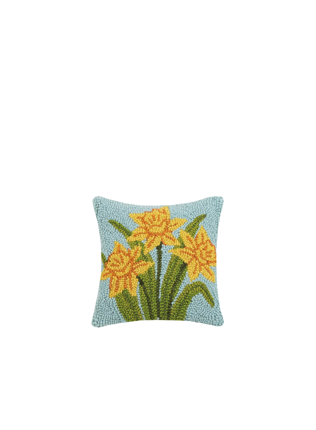 Peking Handicraft Daffodil Flower Hook Pillow