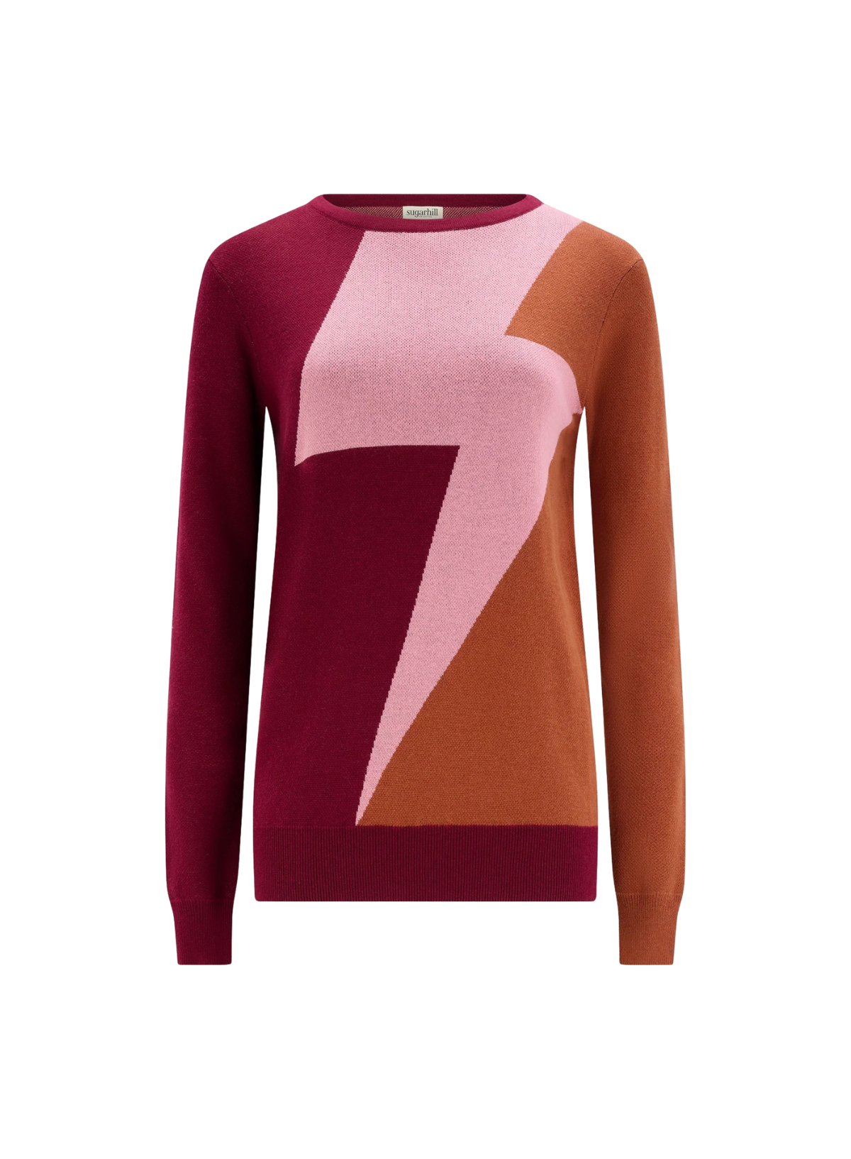 SugarhillI Rita Jumper in Burgundy Lightning Divide