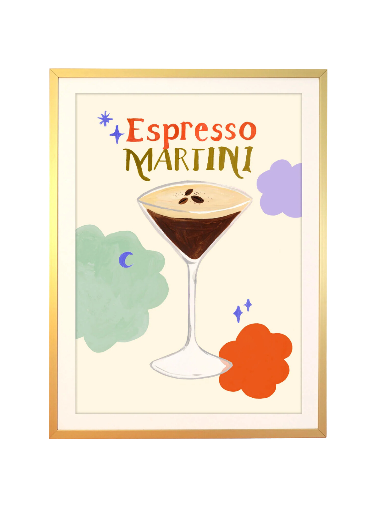 Espresso Martini Cocktail Print: A4 from Eleanor Bowmer