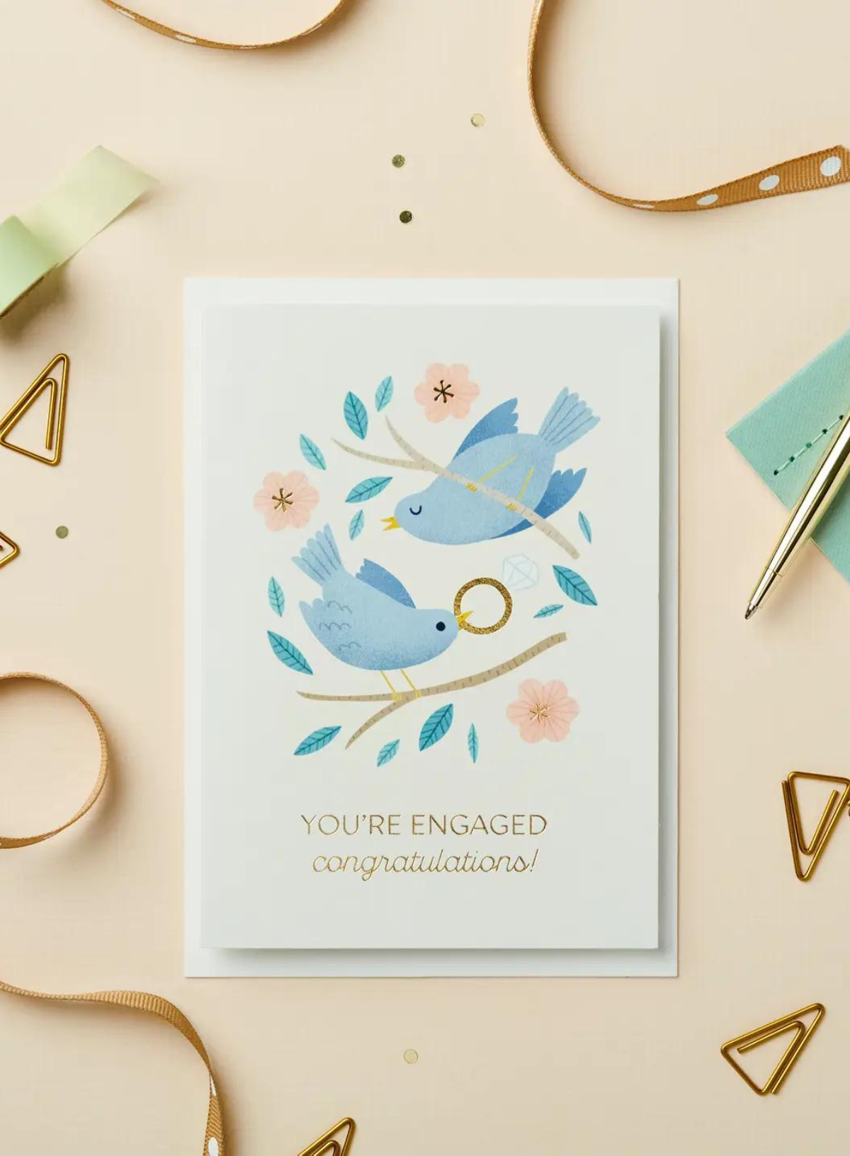 Love Birds Engagement Card from Stormy Knight