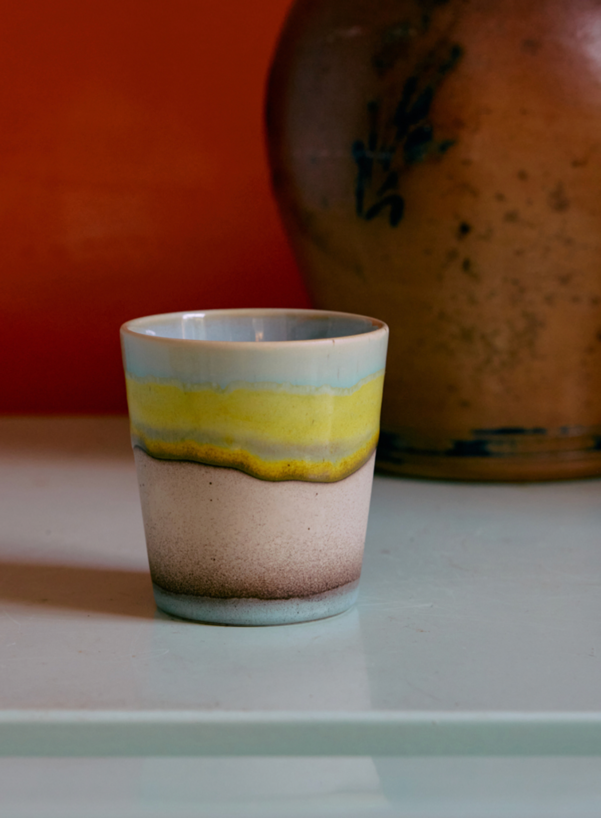 HK Living 70s Ceramics Beaker in Glint