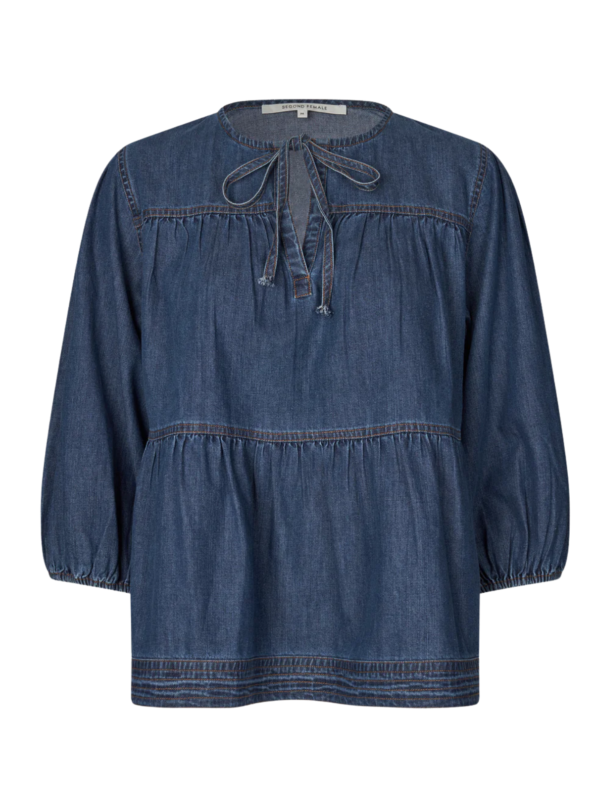 Second Female Evana Denim Blouse