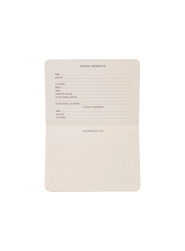 Standard Issue Pocket Journal in Cobalt + Citron from Designworks Ink