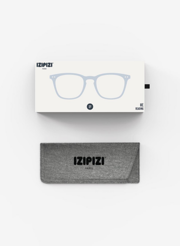 #E Reading Glasses in Frozen Blue from Izipizi