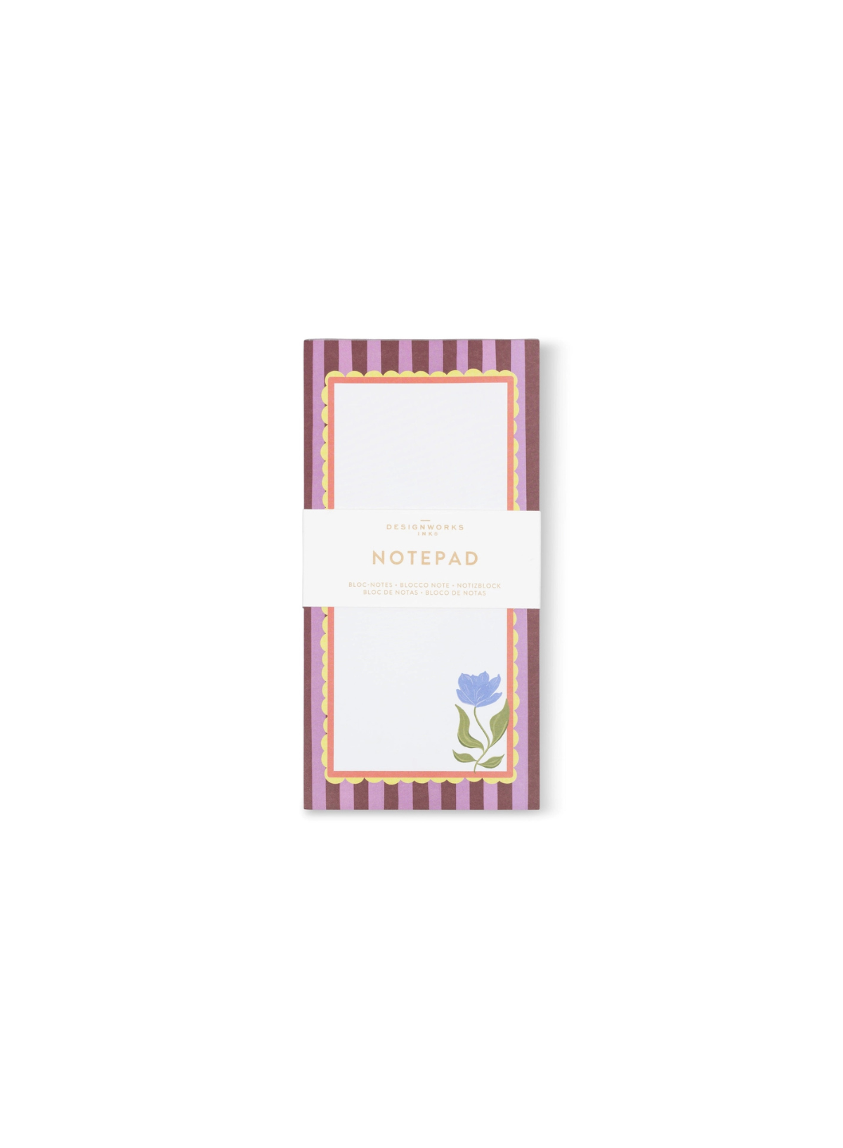 Designworks Ink Framed Floral List Pad - Magnolia
