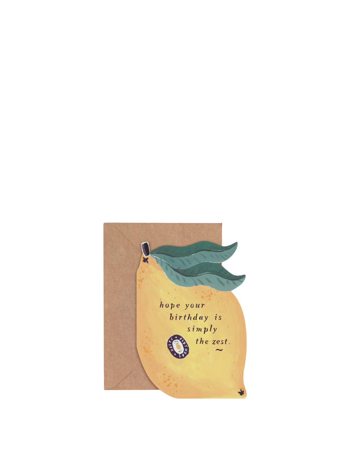 Lemon Zest Birthday Card from Sister Paper Co.