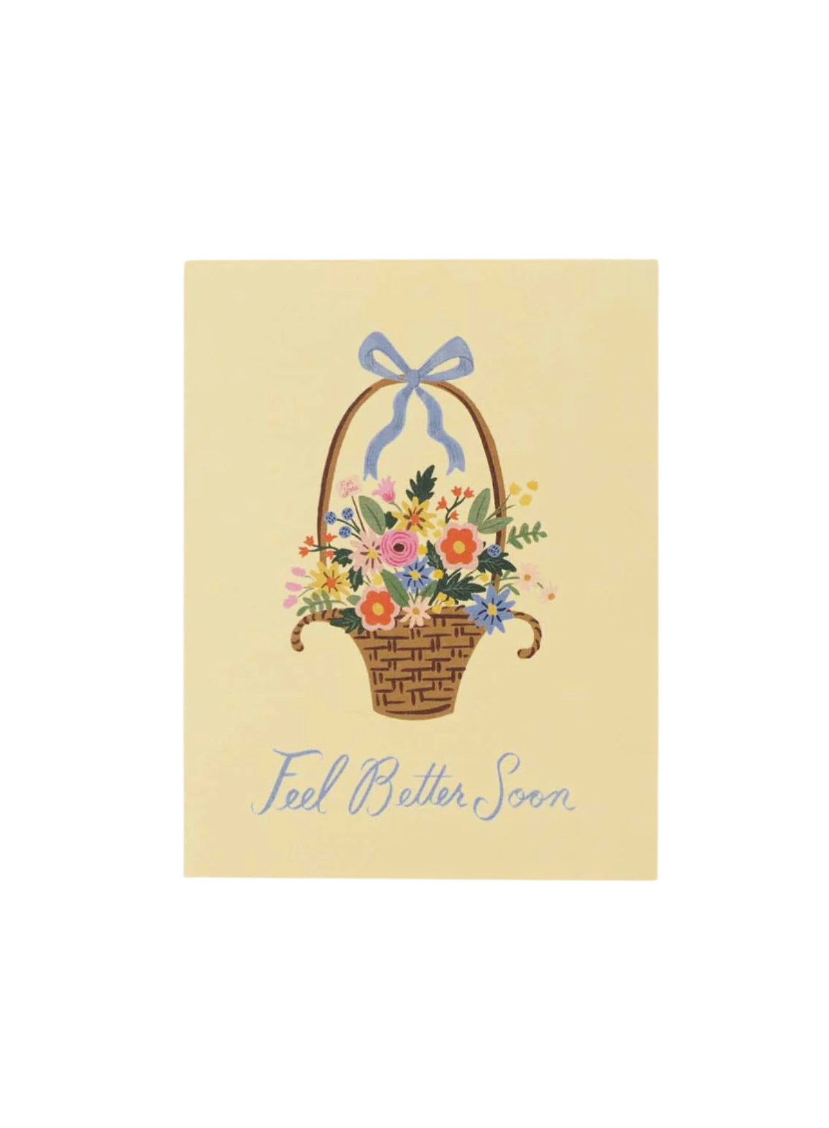 Rifle Paper Feel Better Basket Card