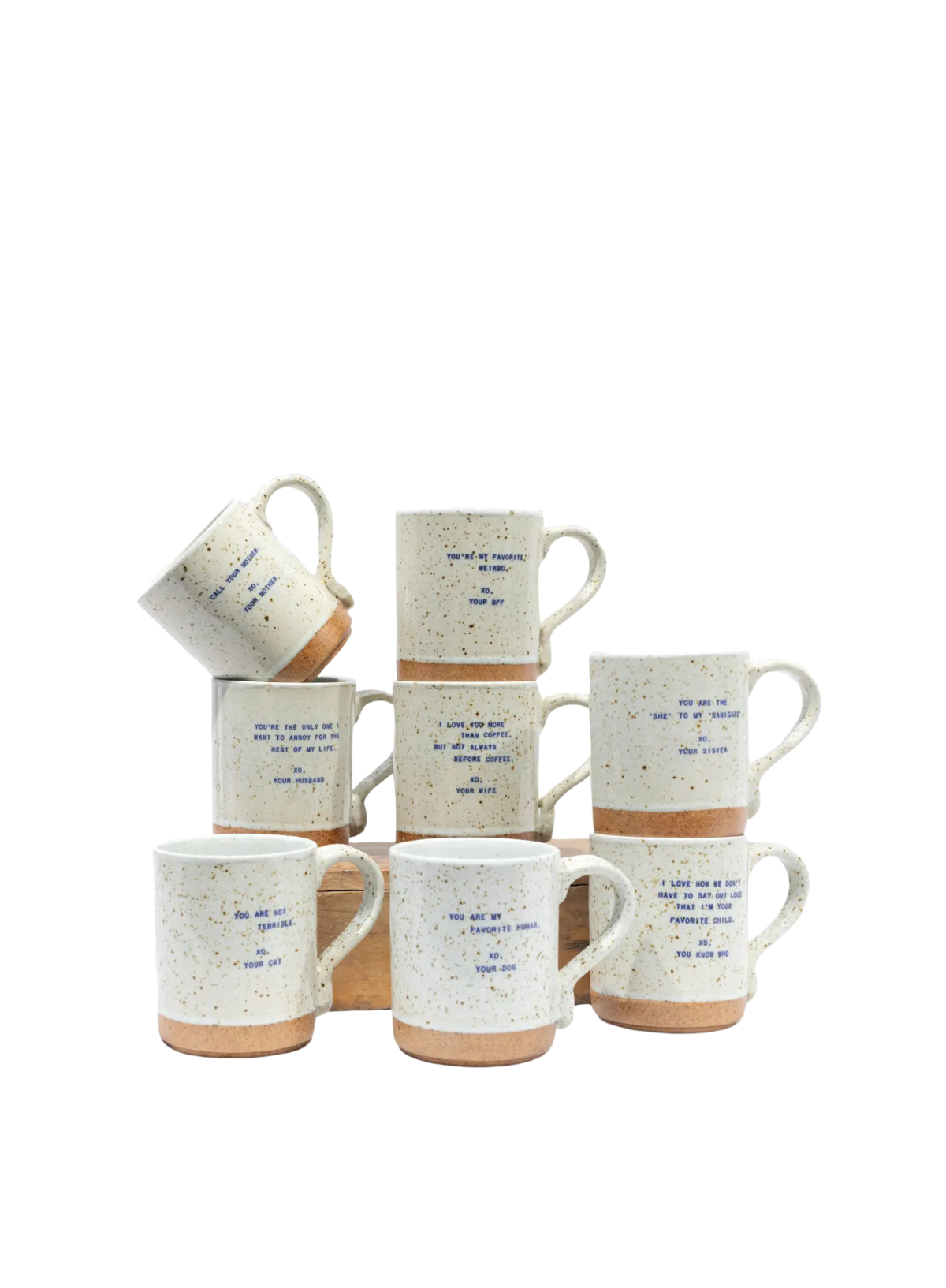 XO Friends & Family Third Edition Mug Assorted from Sugarboo & Co