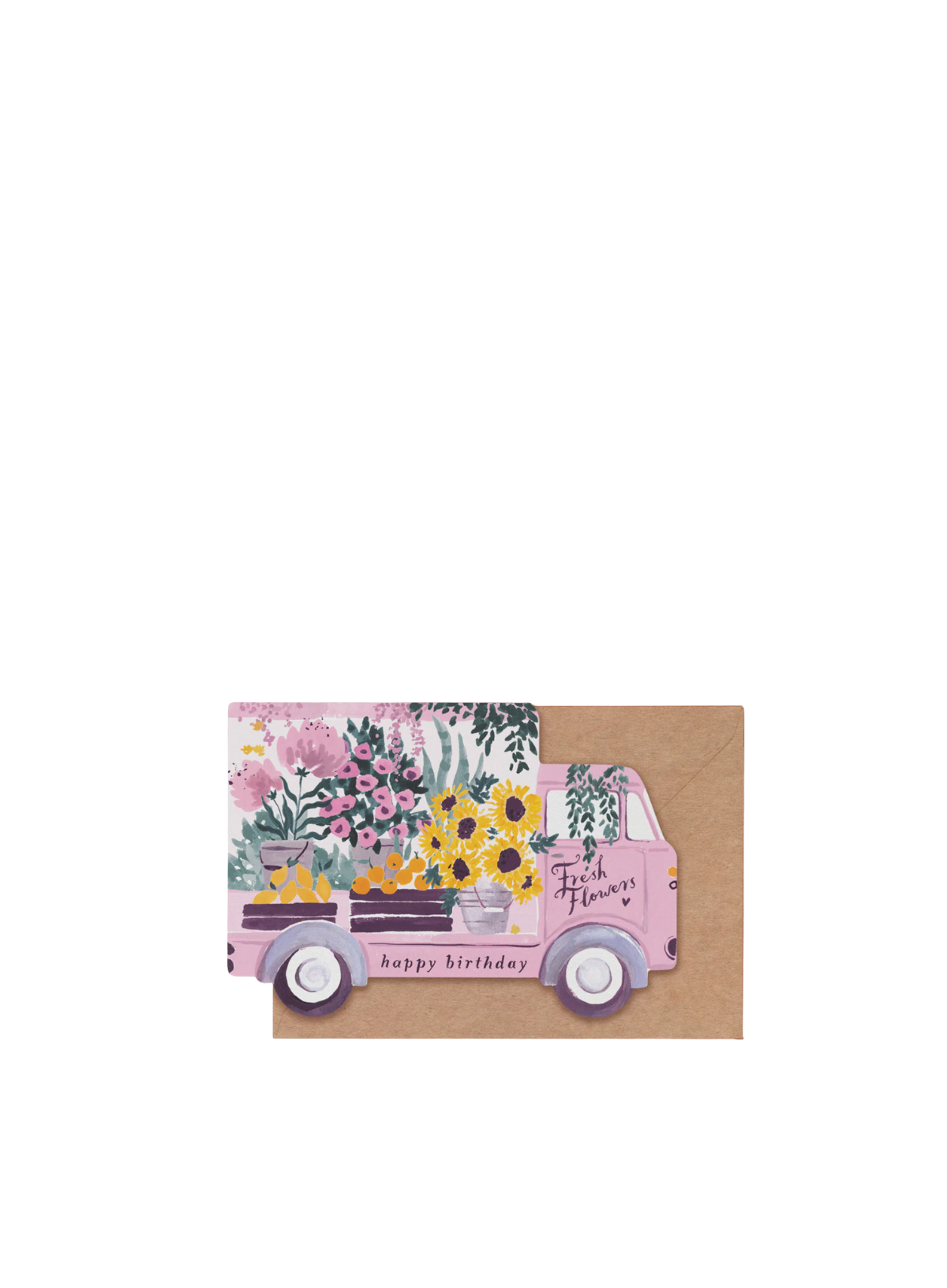 Flower Truck Birthday Card from Sister Paper Co.