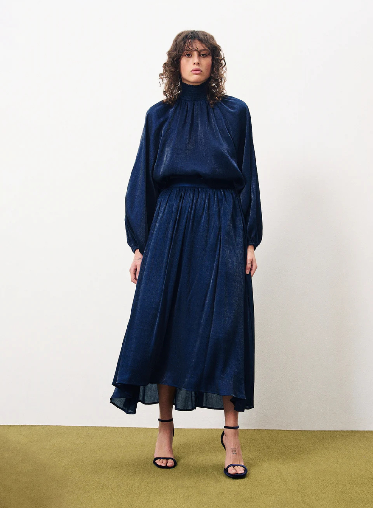 Nika Blouse in Marine Blue from FRNCH