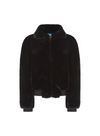 Beatrix Faux Fur Bomber in Black from Nooki