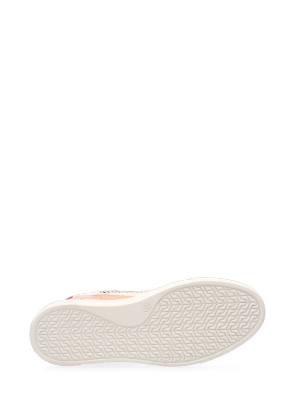 Tavi Leather Trainers in Pink/White Pixel Off White from Maruti