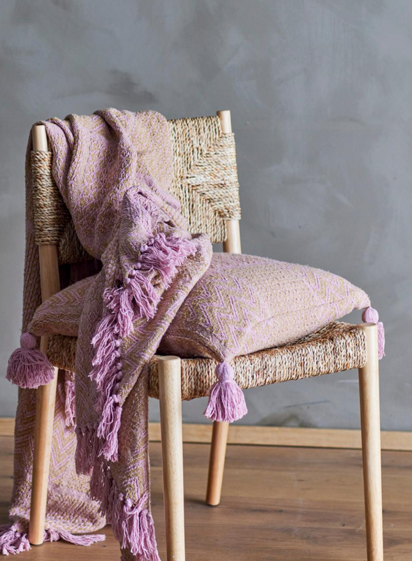 Rose Rodion Recycled Throw from Bloomingville
