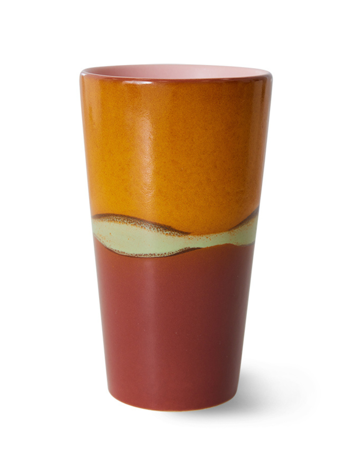 HK Living 70's Ceramics Latte Mug in Clay