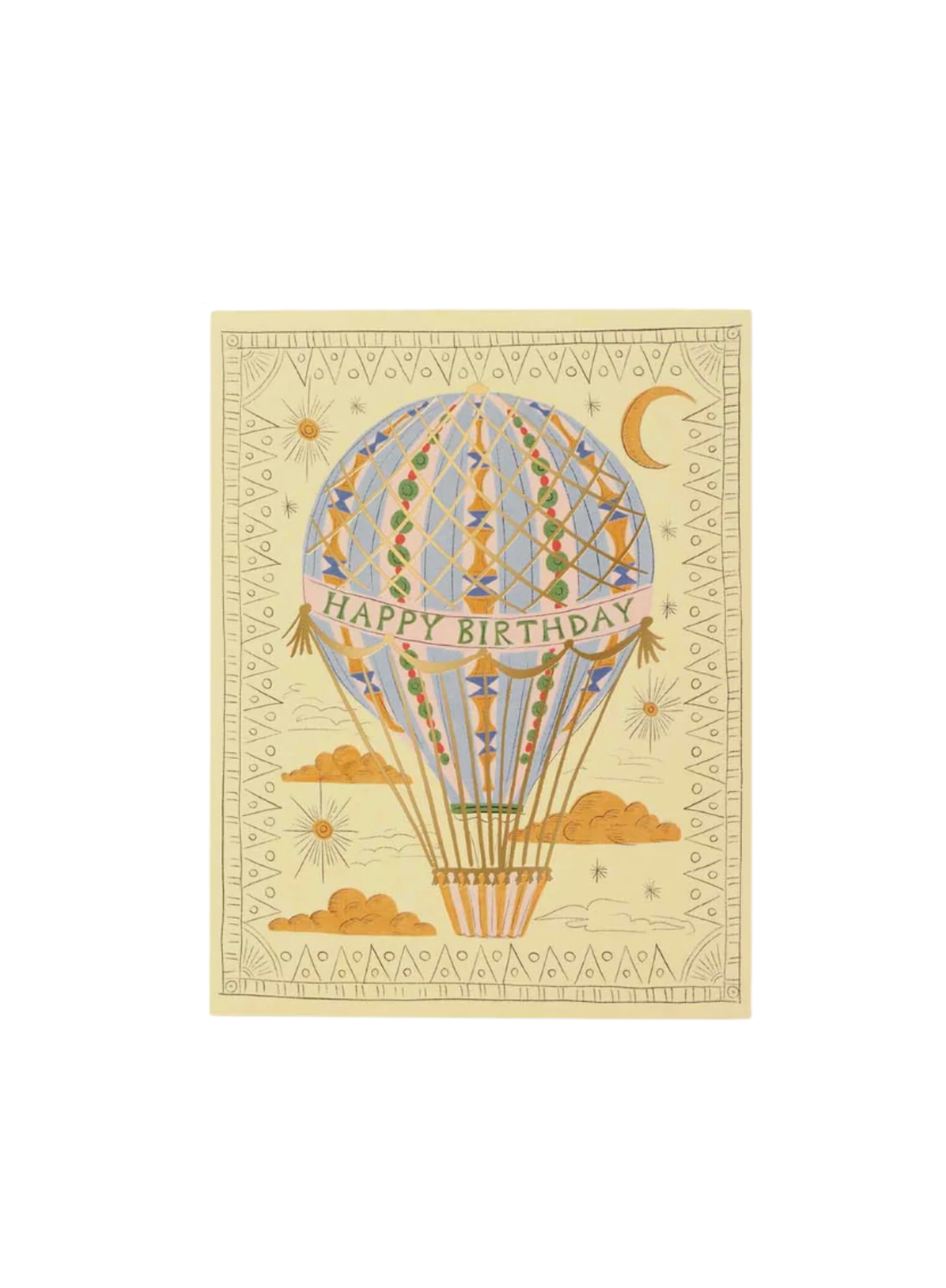 Rifle Paper Hot Air Balloon Card