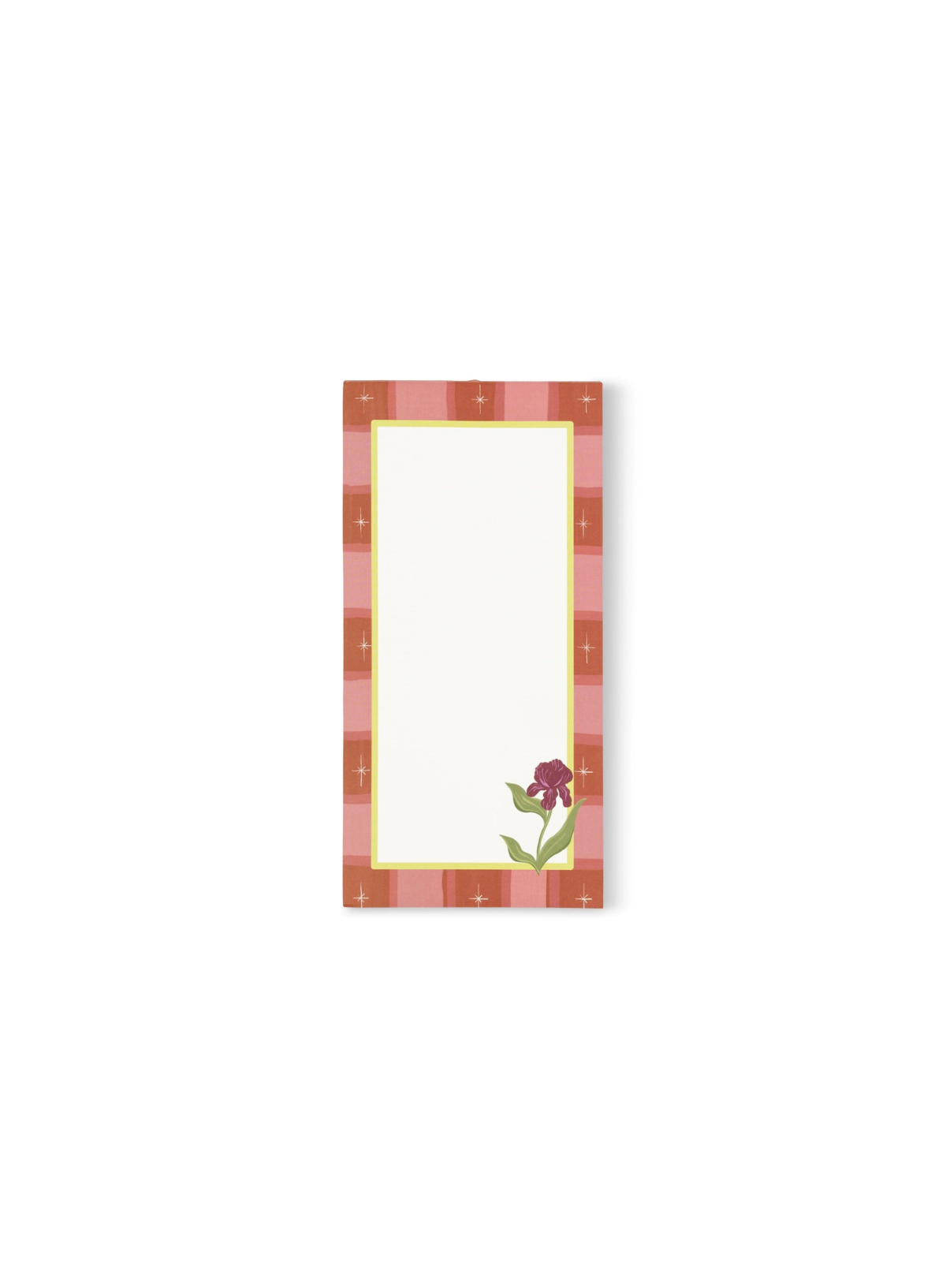 Designworks Ink Framed Floral List pad - Iris