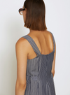 Striped Viscose Jumpsuit in Navy from Skatïe