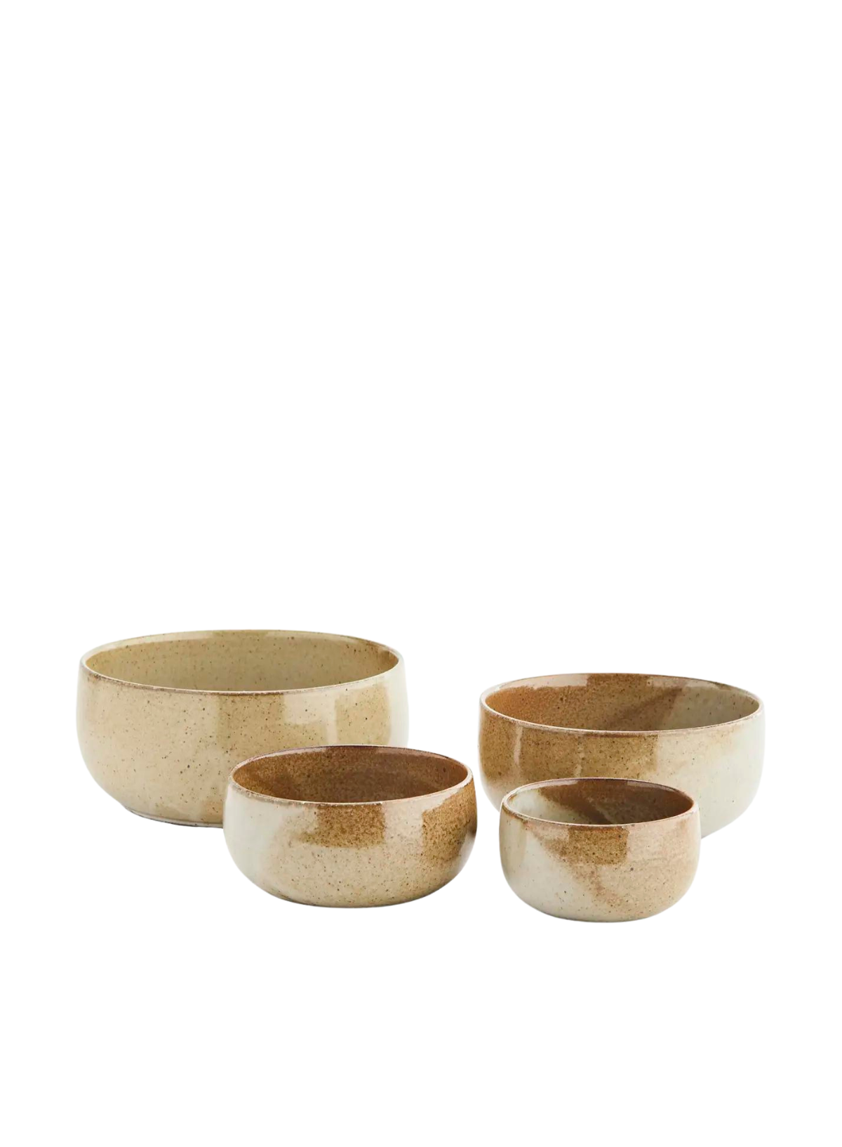 Honey Light Brown Stoneware Bowl Size A