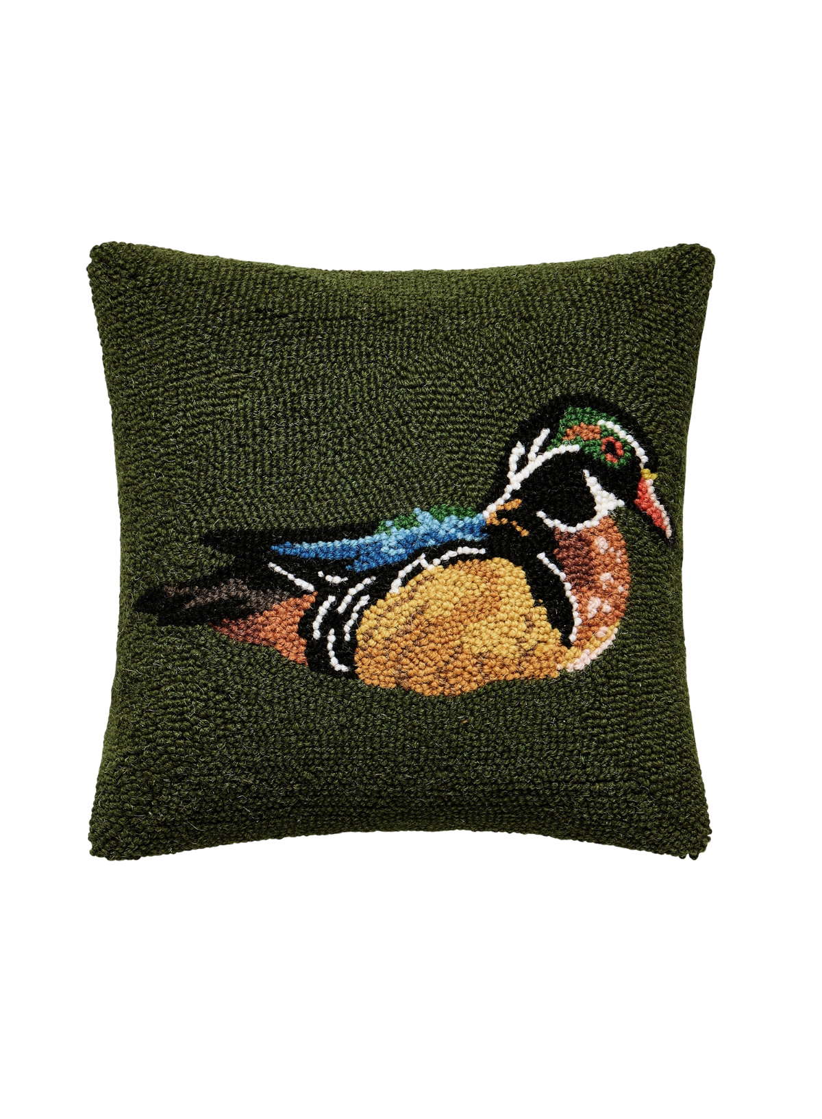 Peking Handicraft Camp Wandawega Wood Duck Hook Pillow