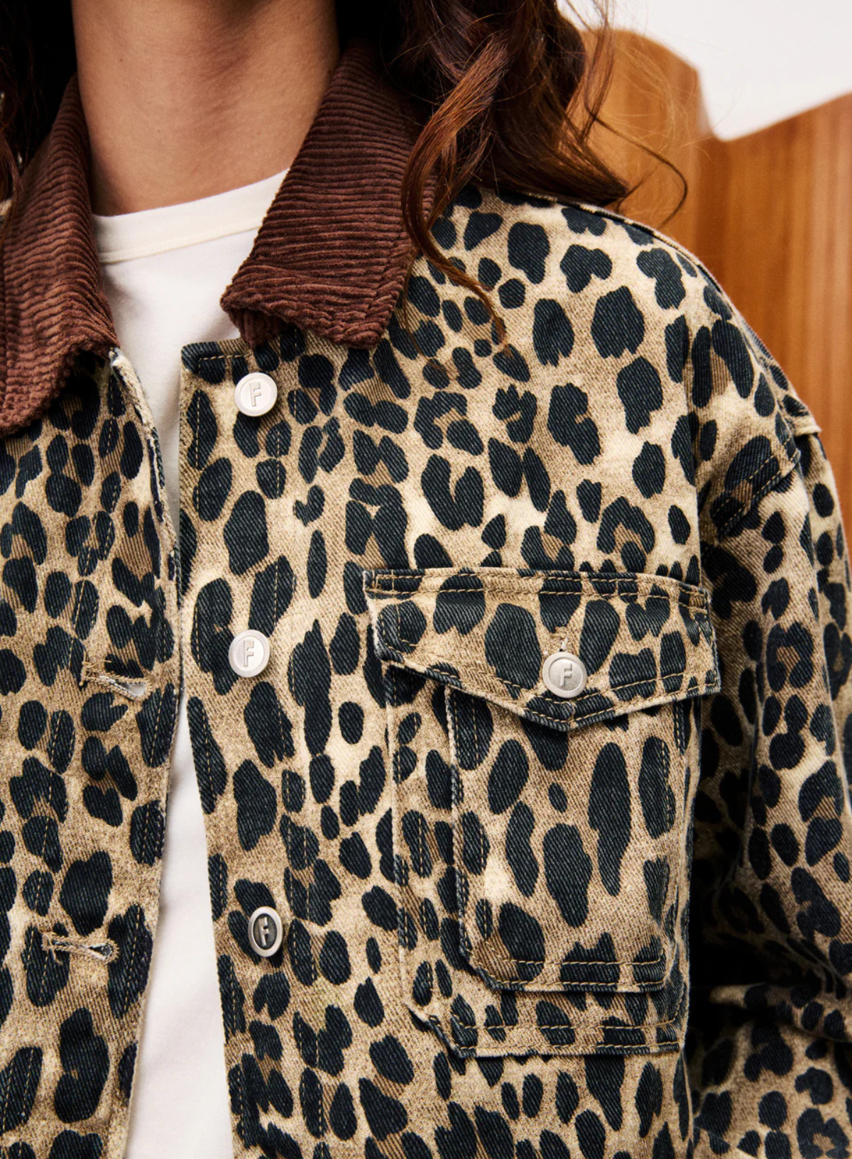 Munchkin Jacket in Leopard Print from FRNCH