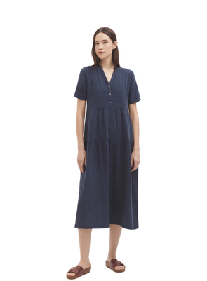 Double Fabric Wash Long Dress in 134 from Nice Things