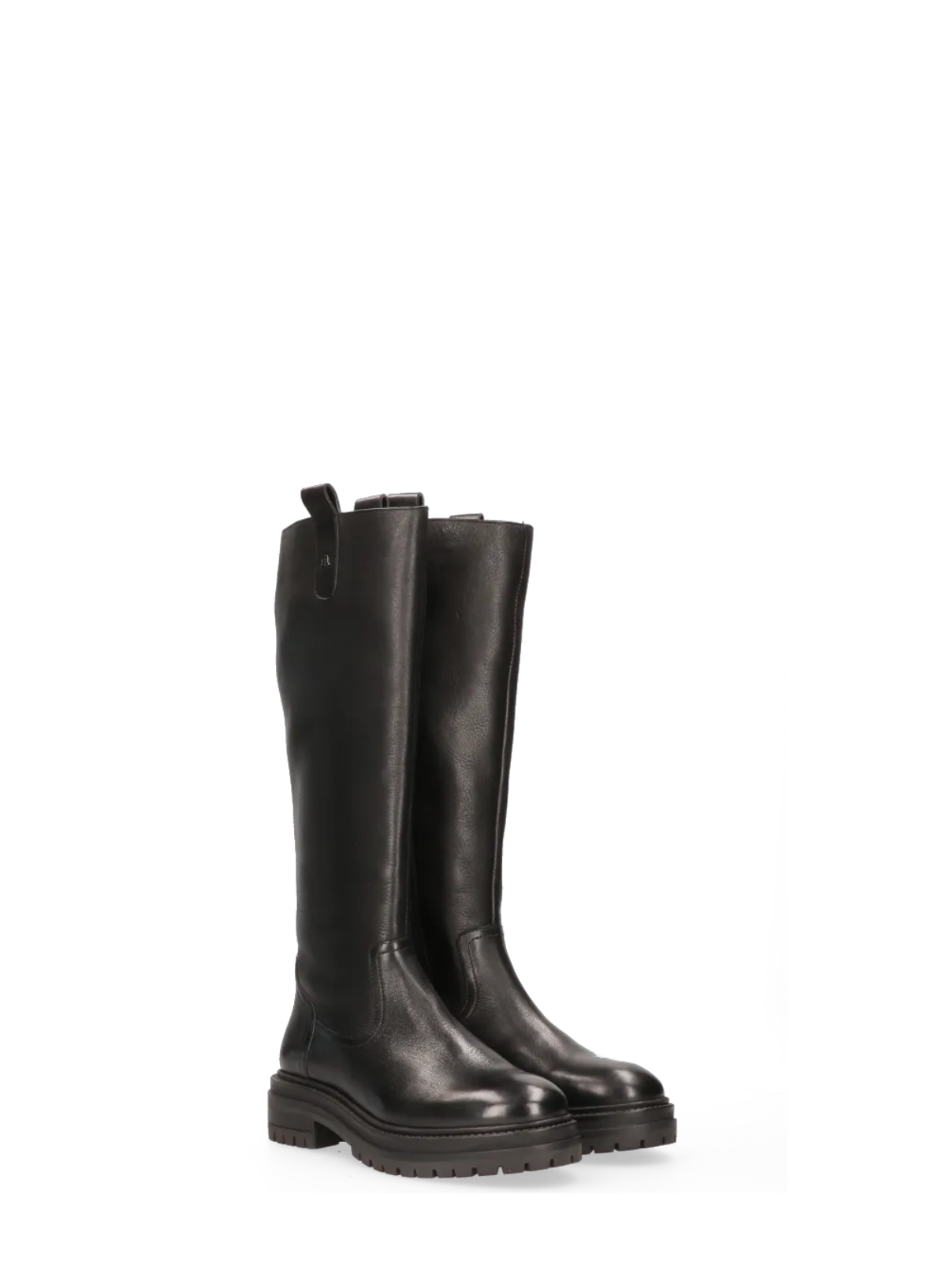Black Briana Leather Boots from Maruti