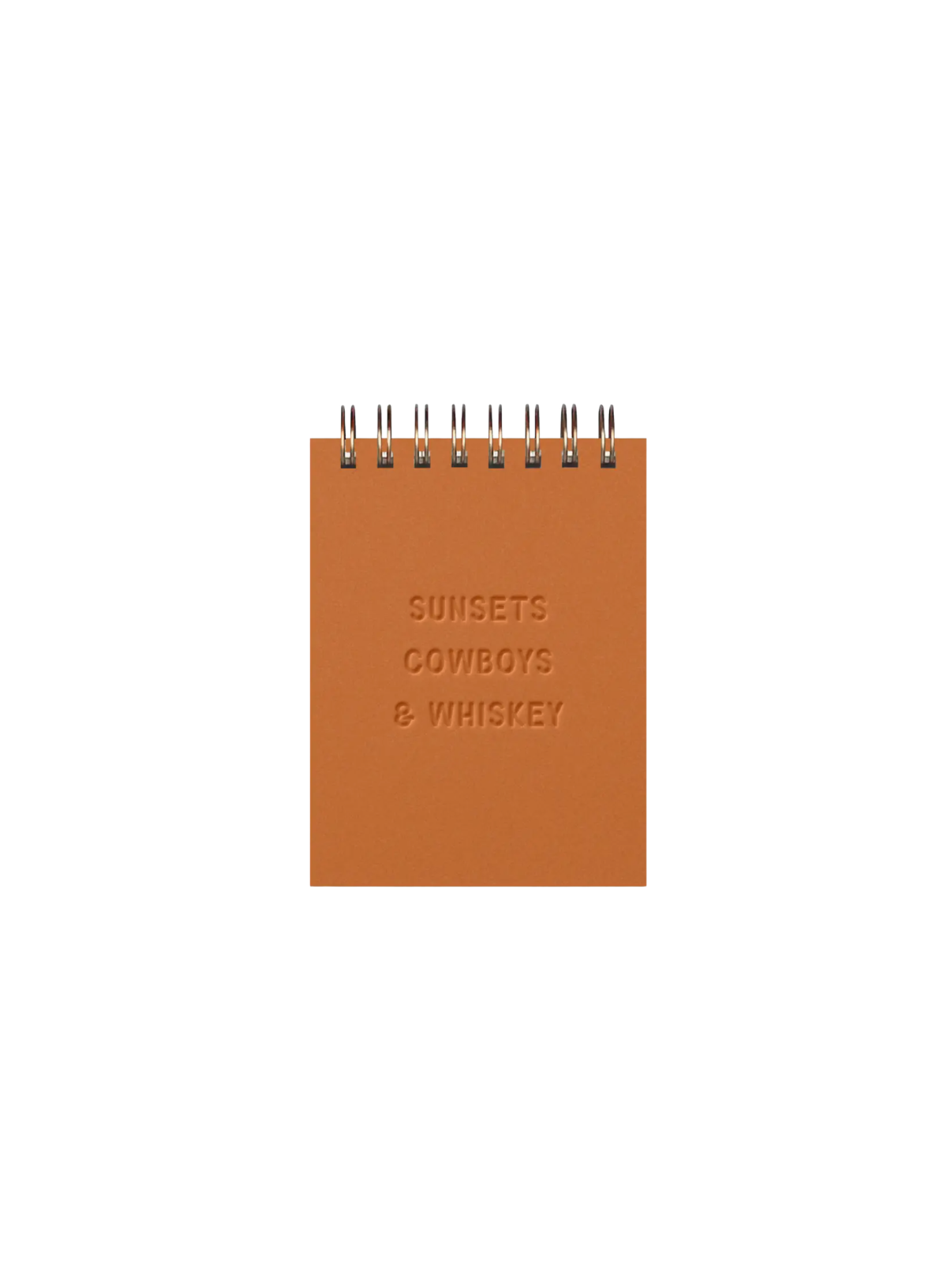 Ruff House Print Shop Sunsets Cowboys Whiskey Mini Jotter Notebook