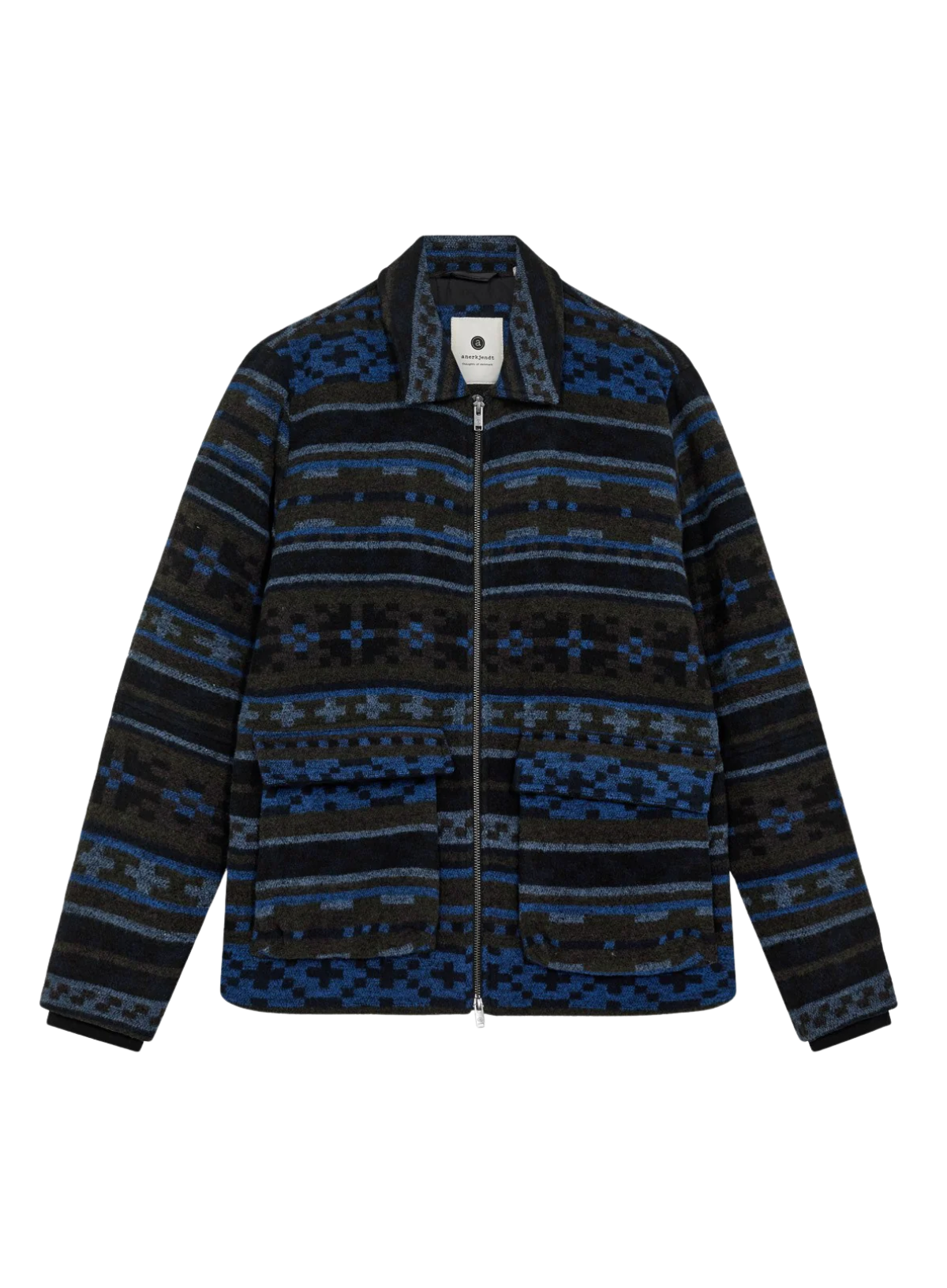 Anerkjendt Akbruce Wool Jacket in Sky Captain