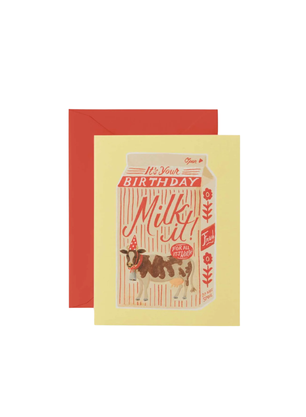 Rifle Paper Milk It Card