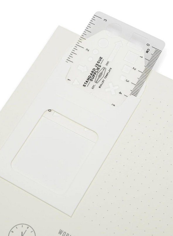 Standard Issue Planner Notebook BLUE in Cobalt and Citron from Designworks Ink