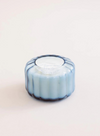 Ripple Glass Candle 4.5oz in Peppered Indigo from Paddywax