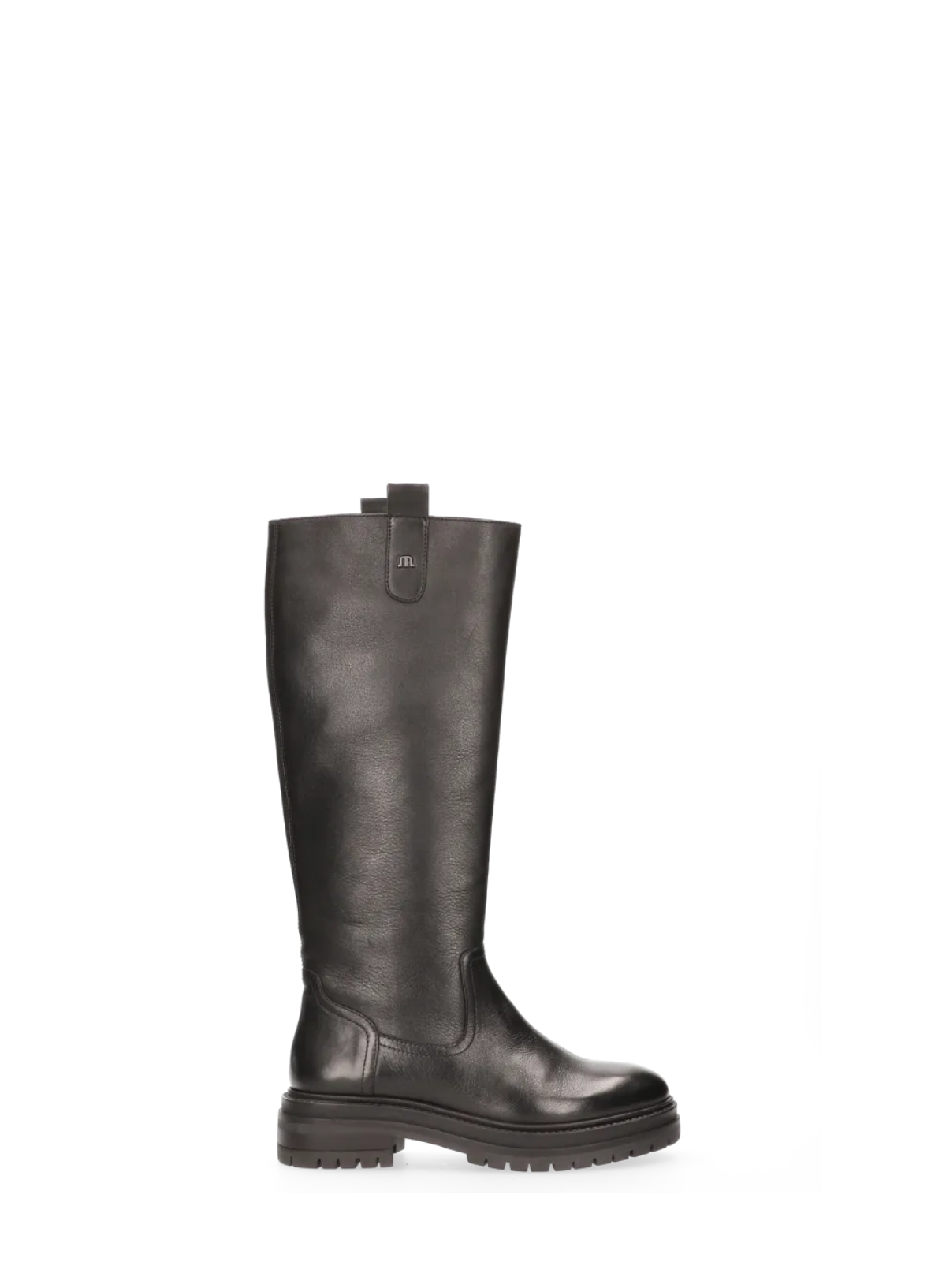 Black Briana Leather Boots from Maruti