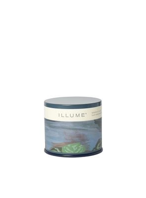 Hidden Lake Vanity Tin Candle Blue 50 Hours from Illume