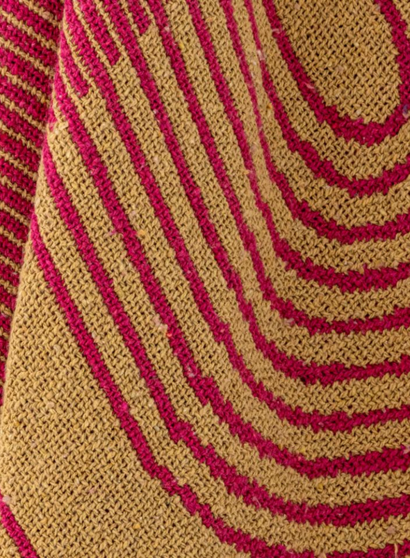 Pink Tiffanie Recycled Throw from Bloomingville