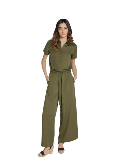 Keeley Jumpsuit in Khaki from Nooki