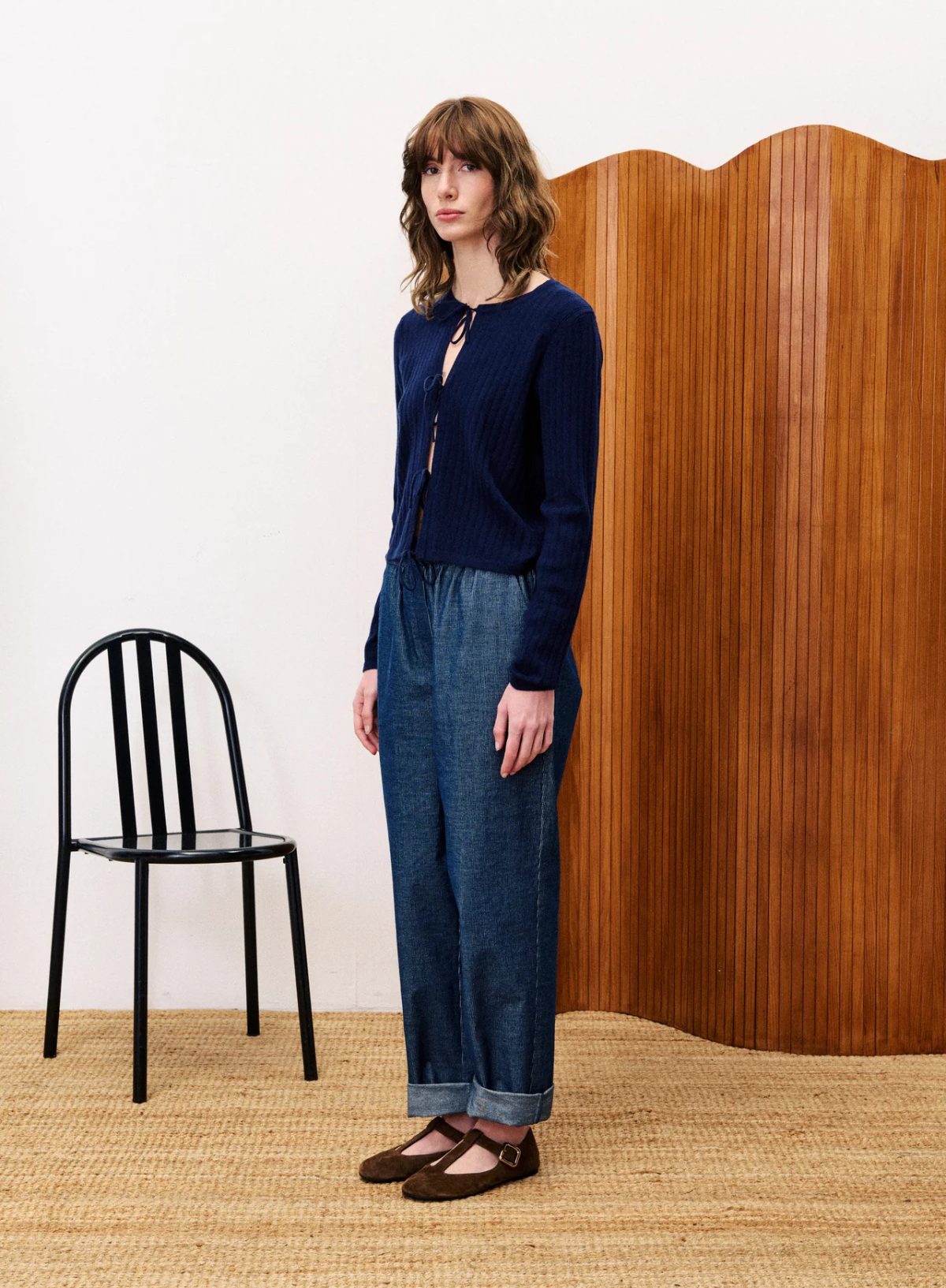 Oxalis Pants in Blue Marine from FRNCH