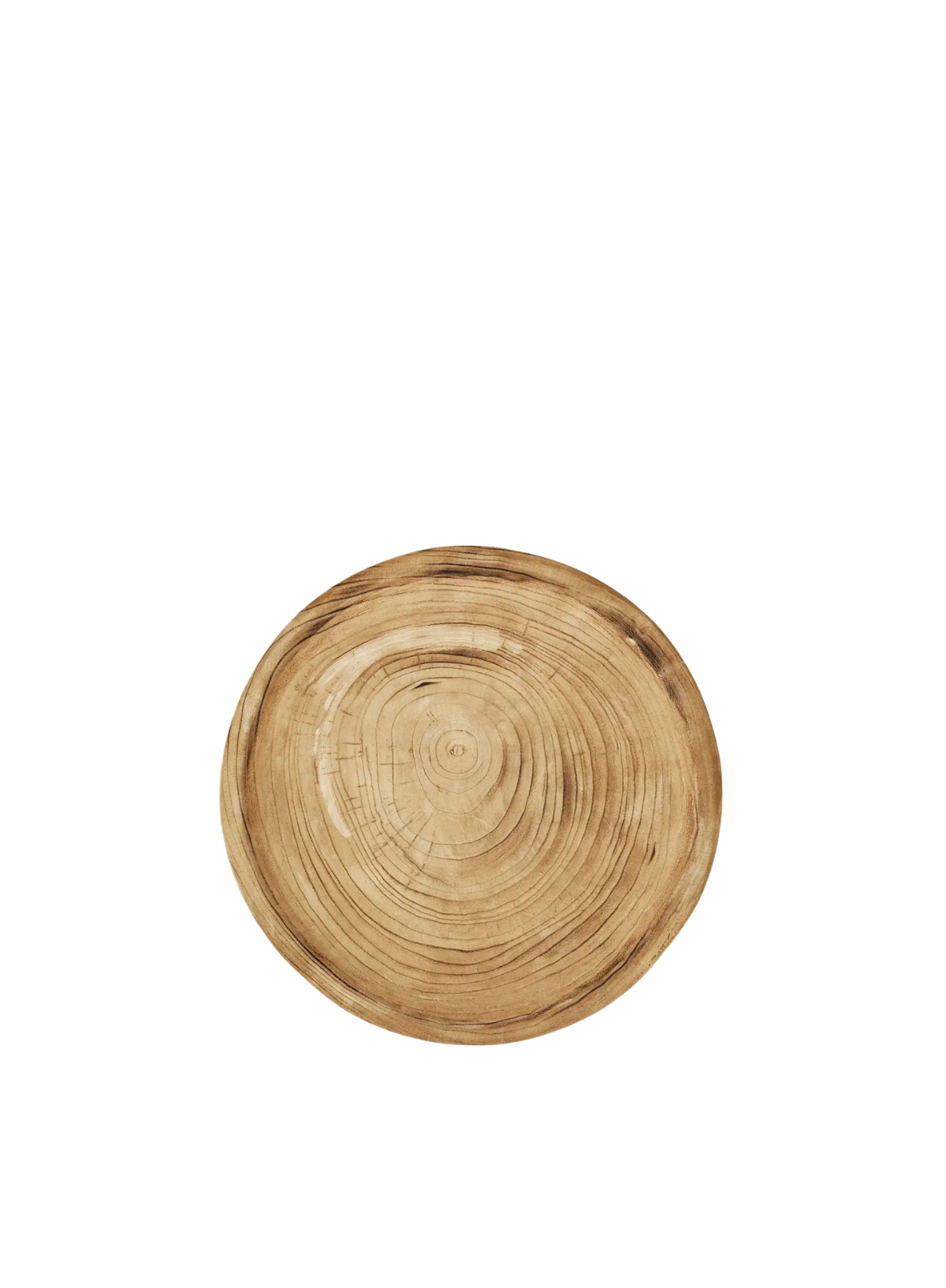 Paulownia Wooden Round Tray from Madam Stoltz