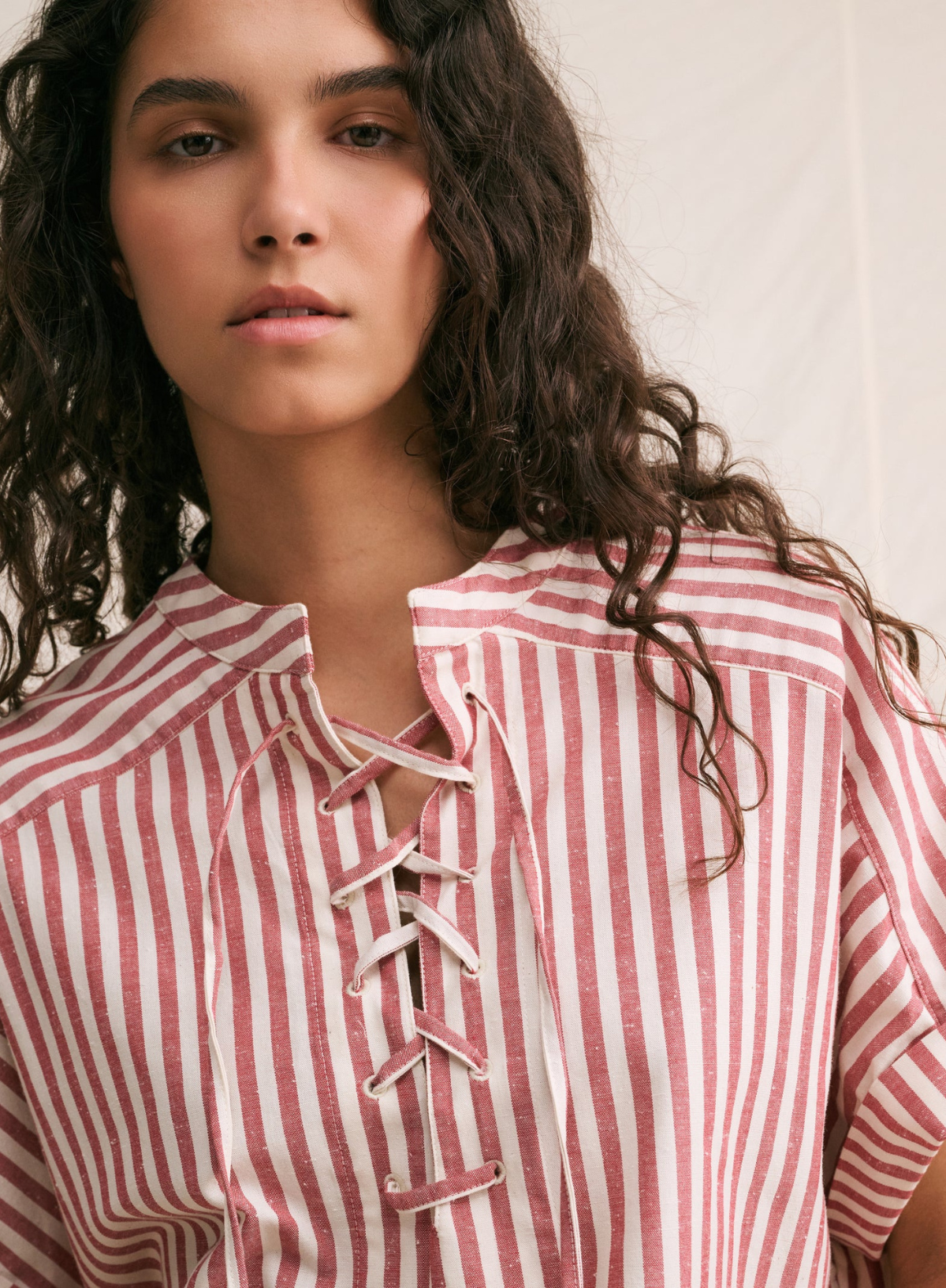 Leo Top in Sangria Stripe from Hod