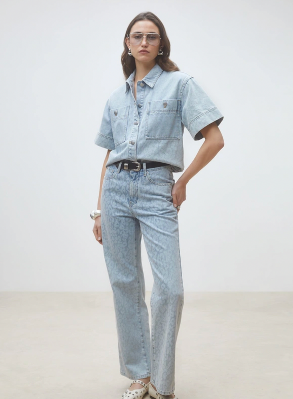 Suncoo Ladji Jacket in Denim