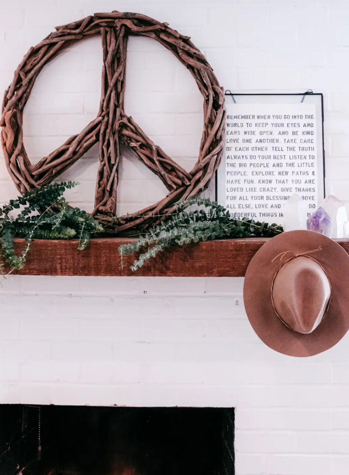 Driftwood Peace Sign 24" from Sugarboo & Co